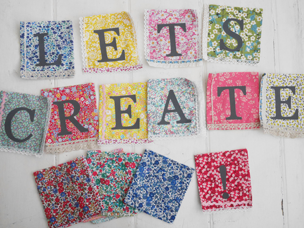 liberty personalised bunting liberty personalised bunting