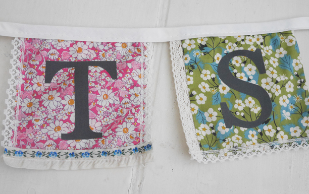 liberty personalised bunting liberty personalised bunting