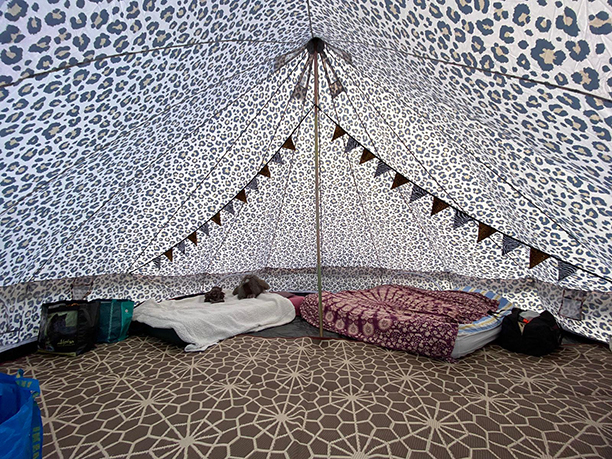 camping bunting