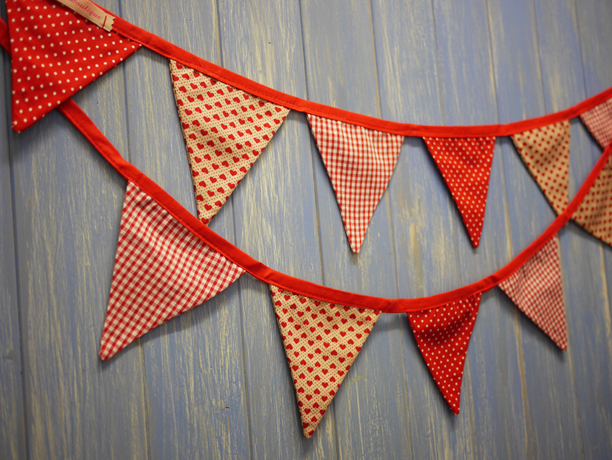 Valentines bunting Valentines bunting