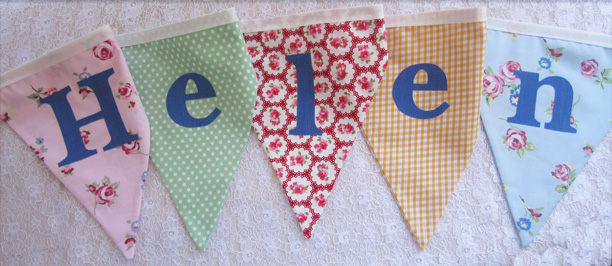 personalised bunting personalised bunting