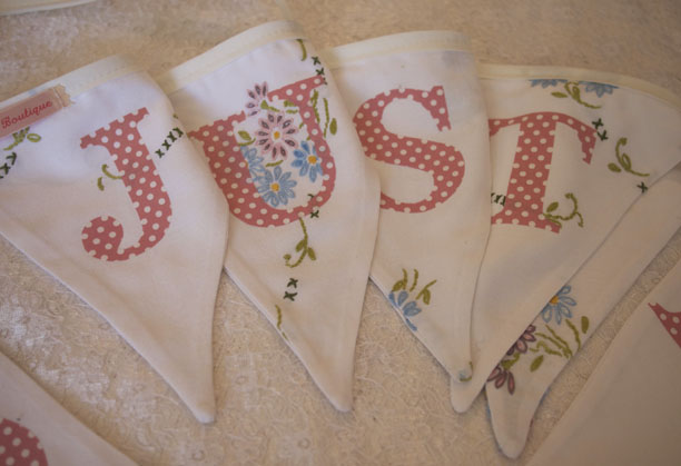 just married bunting just married bunting