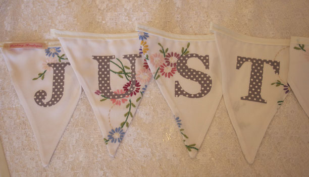 just married bunting just married bunting