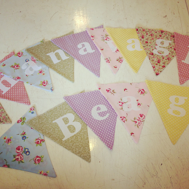 personalised bunting personalised bunting