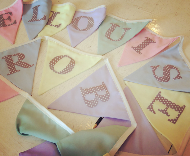 personalised wedding bunting personalised wedding bunting