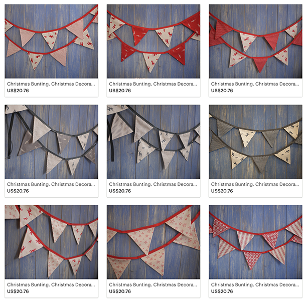 Christmas Scandinavian Bunting Christmas Scandinavian Bunting