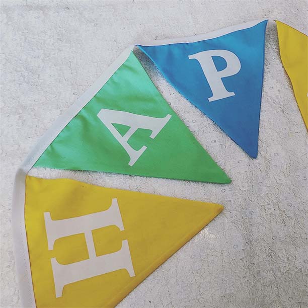 making bunting making bunting