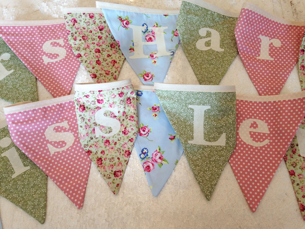 personalised bunting personalised bunting