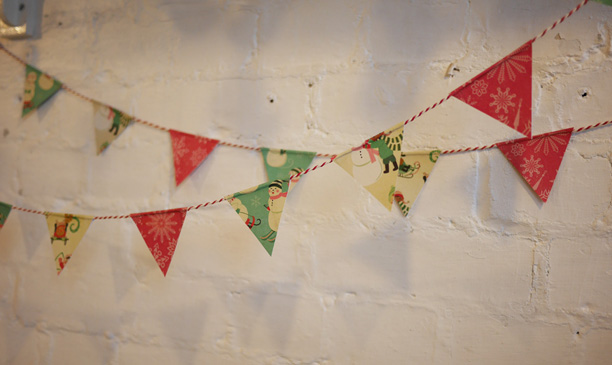christmas paper garland christmas paper garland