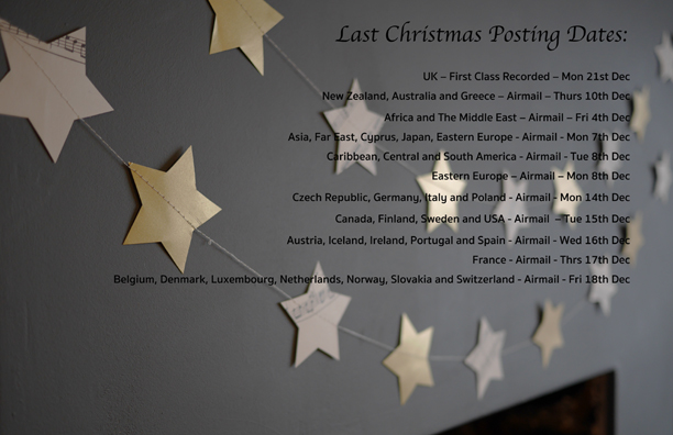 last christmas posting dates 2015 bunting last christmas posting dates 2015 bunting