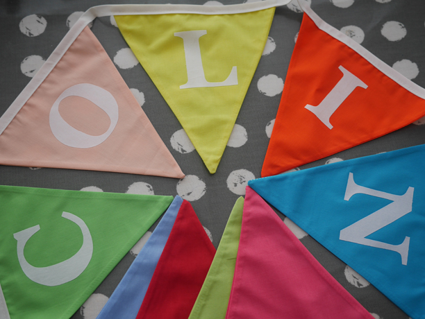 personalised bunting personalised bunting