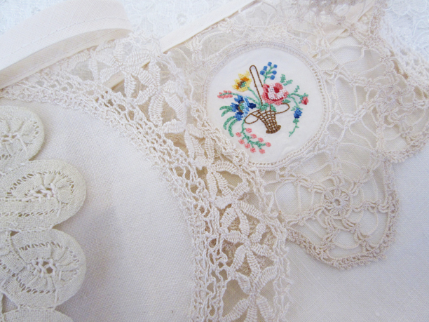 vintage doily bunting vintage doily bunting