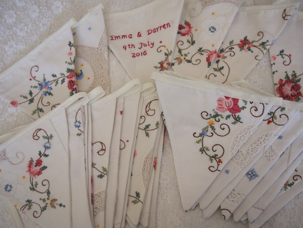 personalised vintage bunting personalised vintage bunting