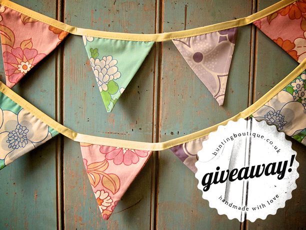 bunting giveaway bunting giveaway