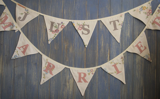 just married bunting just married bunting