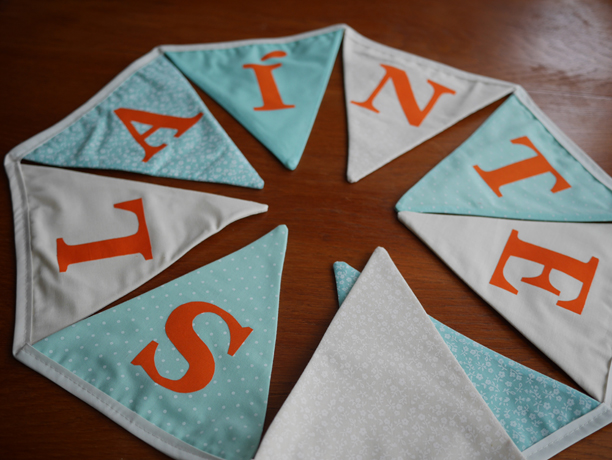 personalised wedding bunting personalised wedding bunting
