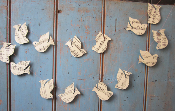 paper bird garlands paper bird garlands