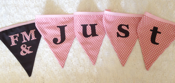 just married bunting just married bunting