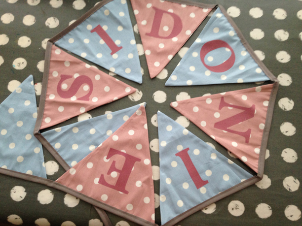personalised bunting personalised bunting