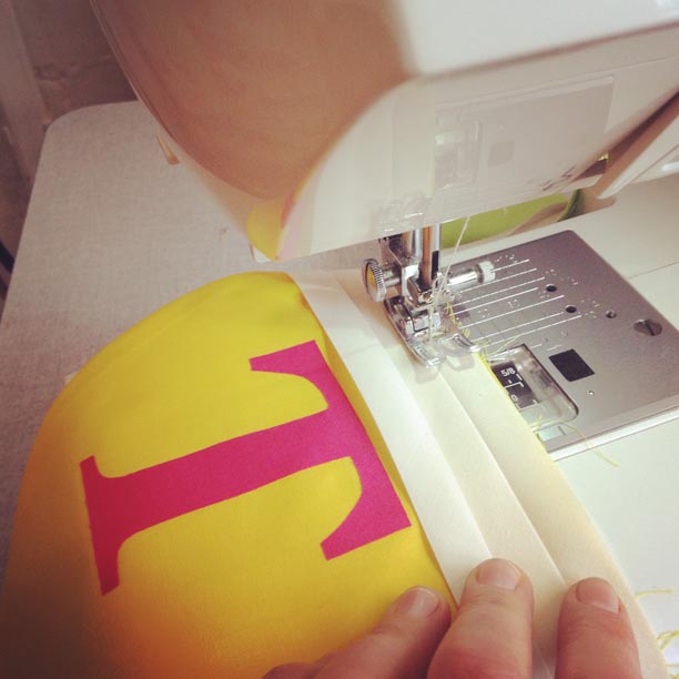 making bunting making bunting
