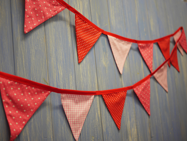 valentines bunting valentines bunting